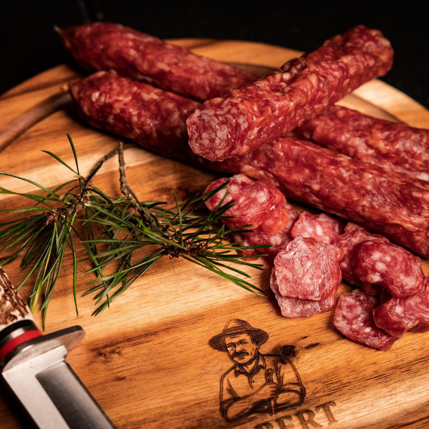 Wildschweinkaminwurzen