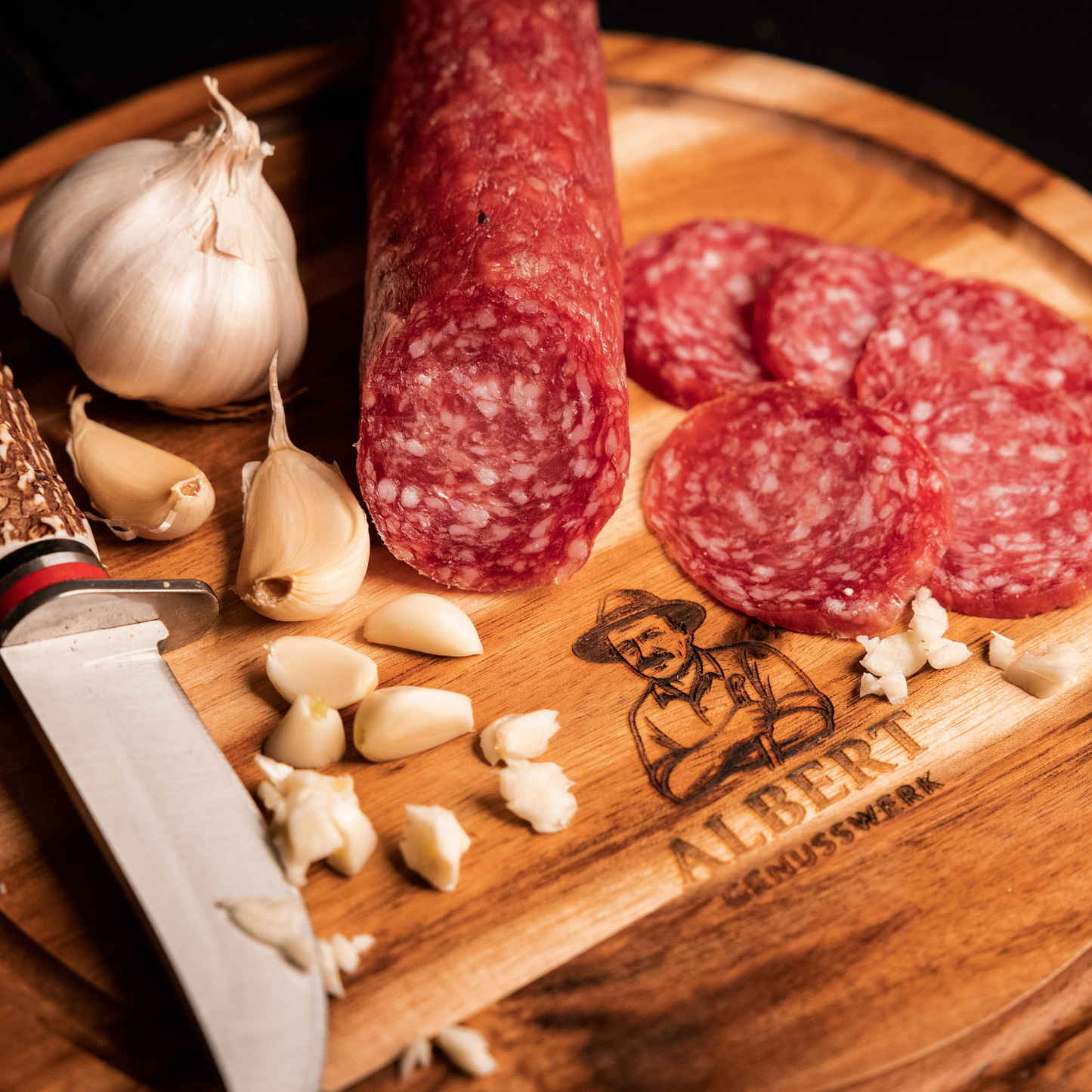 Knoblauchsalami