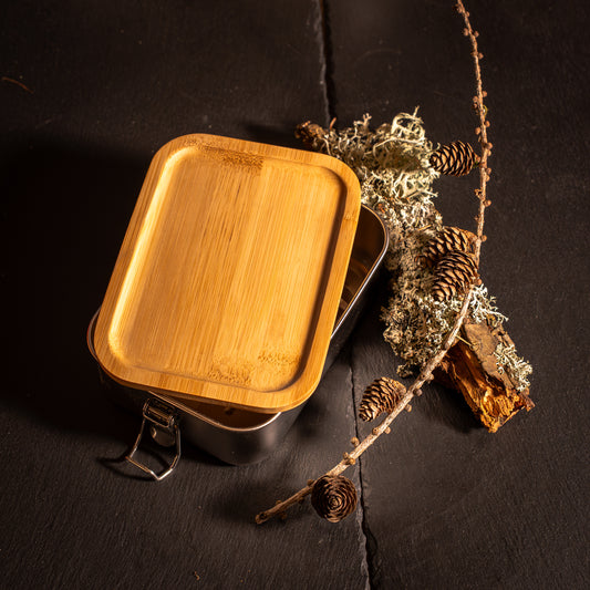 Jausenbox mit Holzdeckel