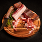 Traditionell geräucherter Bauchspeck aus Südtirol